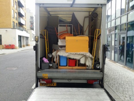 Booking process for Grab Lorry Hire service